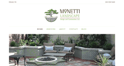Desktop Screenshot of monettilandscape.com