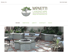 Tablet Screenshot of monettilandscape.com